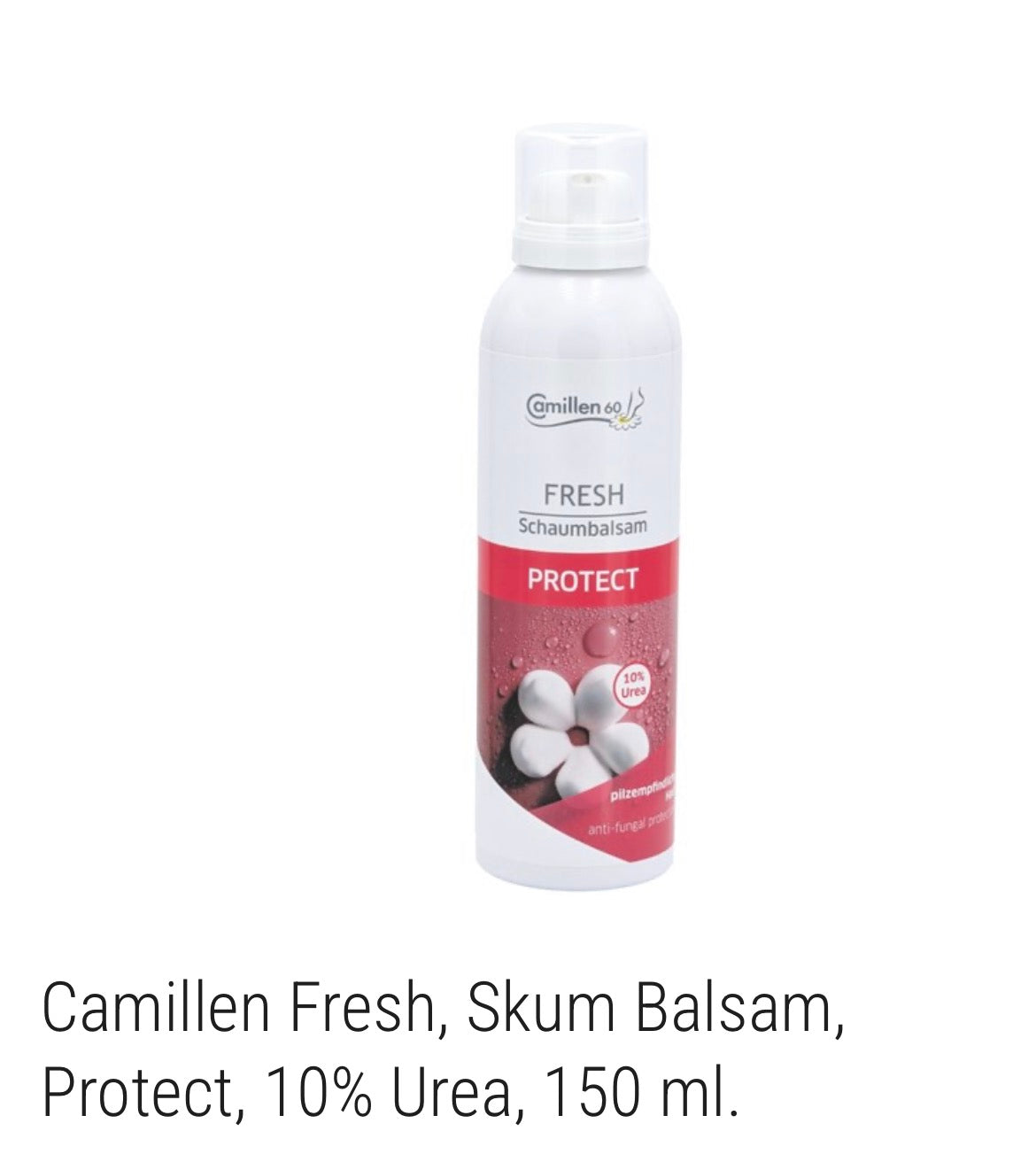 Camillen Fresh, Skum Balsam, Protect, 10% Urea, 150 ml.